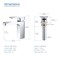 Kibi Blaze Single Handle Bathroom Vanity Sink Faucet with Pop Up Drain C-KBF1017CH-KPW100CH - alternate 5